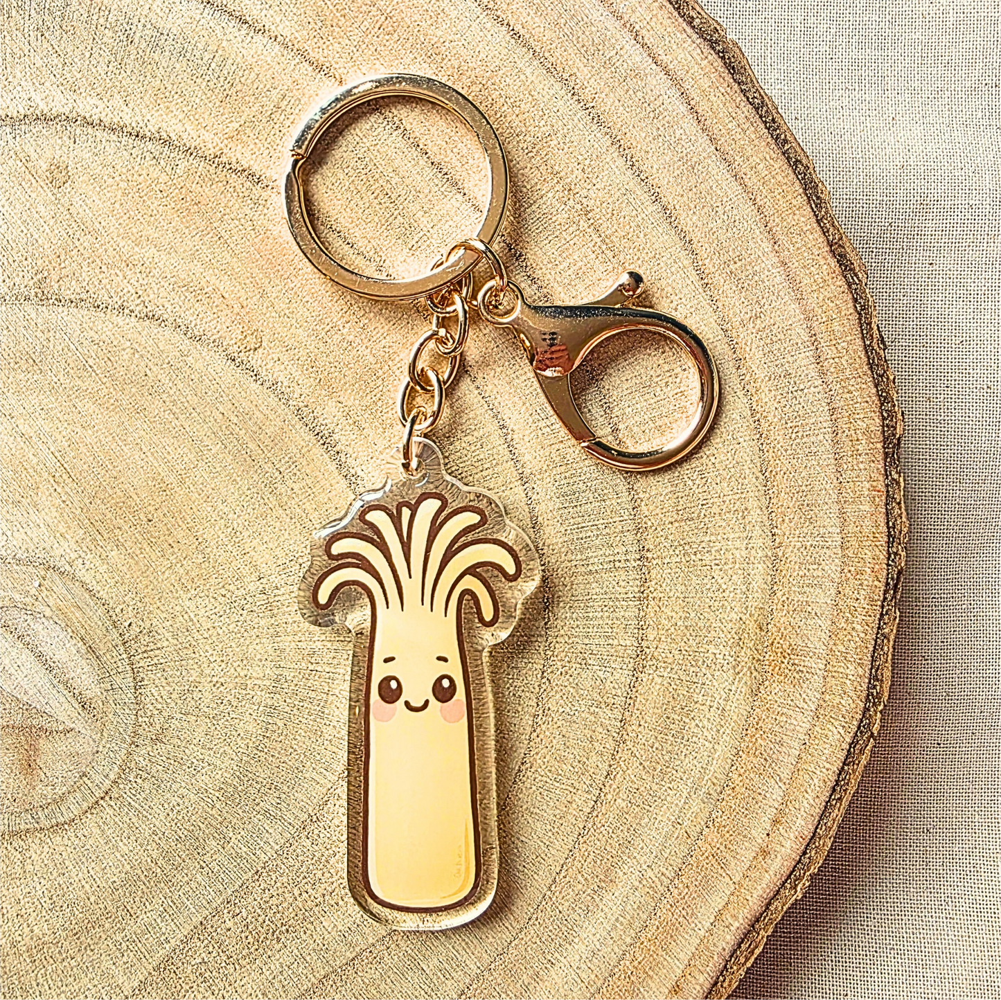 Cheese String | Acrylic Keychain