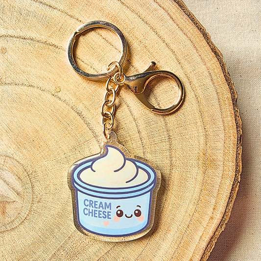 Cream Cheese | Acrylic Keychain